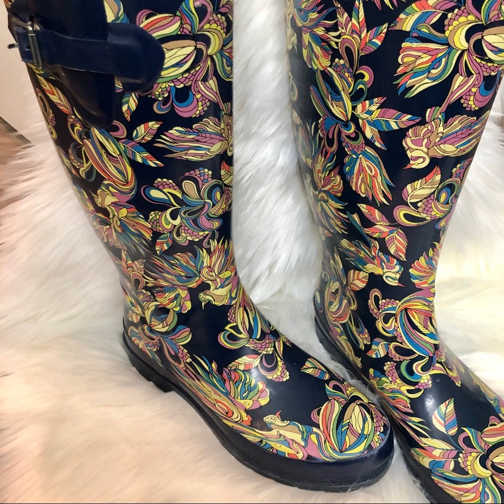 Sak Roots Colorful Rain Boots
